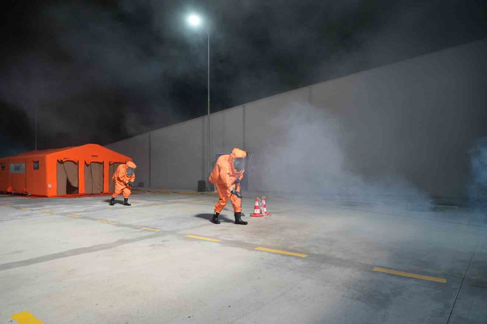 Samsun Şehir Hastanesi’nde KBRN tatbikatı
