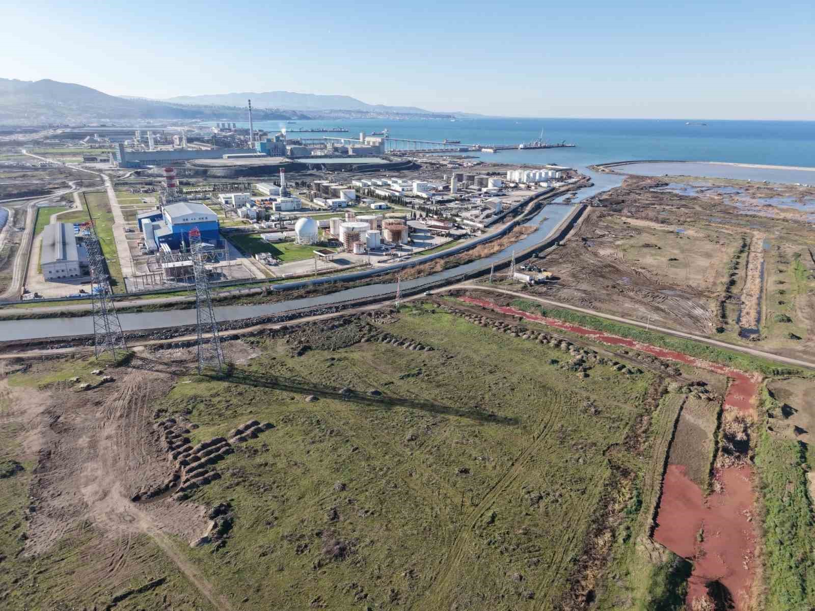 Samsun Yeni OSB’de taşkın kontrol çalışmaları
