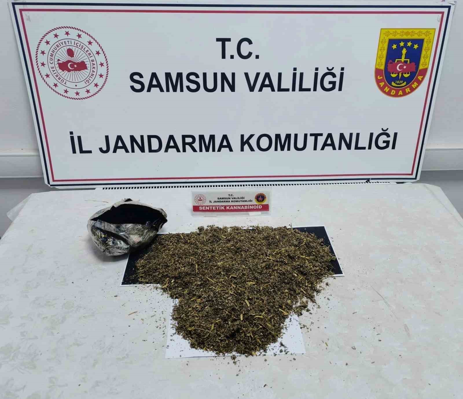 Samsun’da 12 kilo bonzai ele geçirildi

