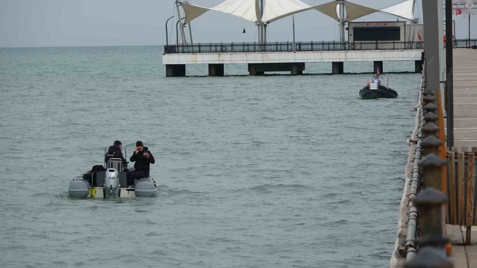 Samsun’da 35 yaşındaki kadın için denizde arama çalışması
