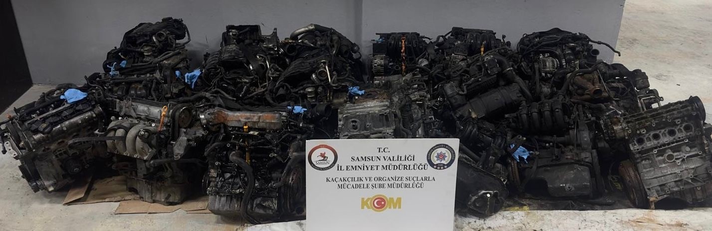 Samsun’da 5 milyonluk kaçak motor operasyonu
