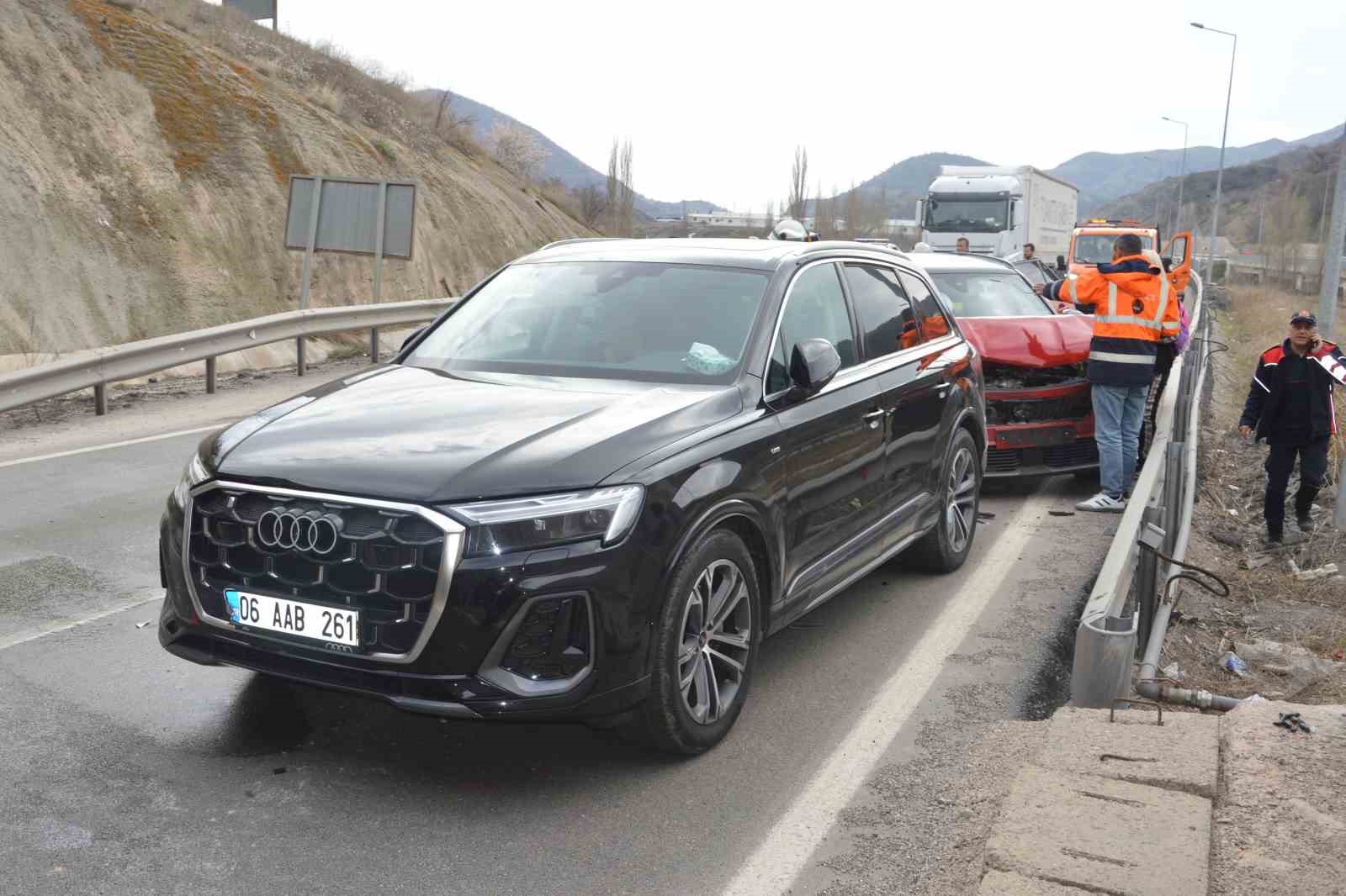 Samsun’da 6 aracın karıştığı zincirleme kaza: 1 yaralı
