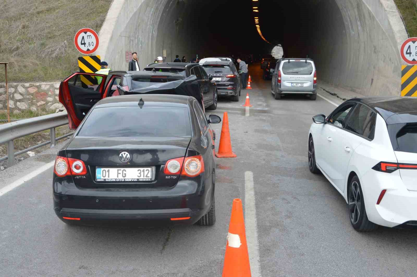 Samsun’da 6 aracın karıştığı zincirleme kaza: 1 yaralı
