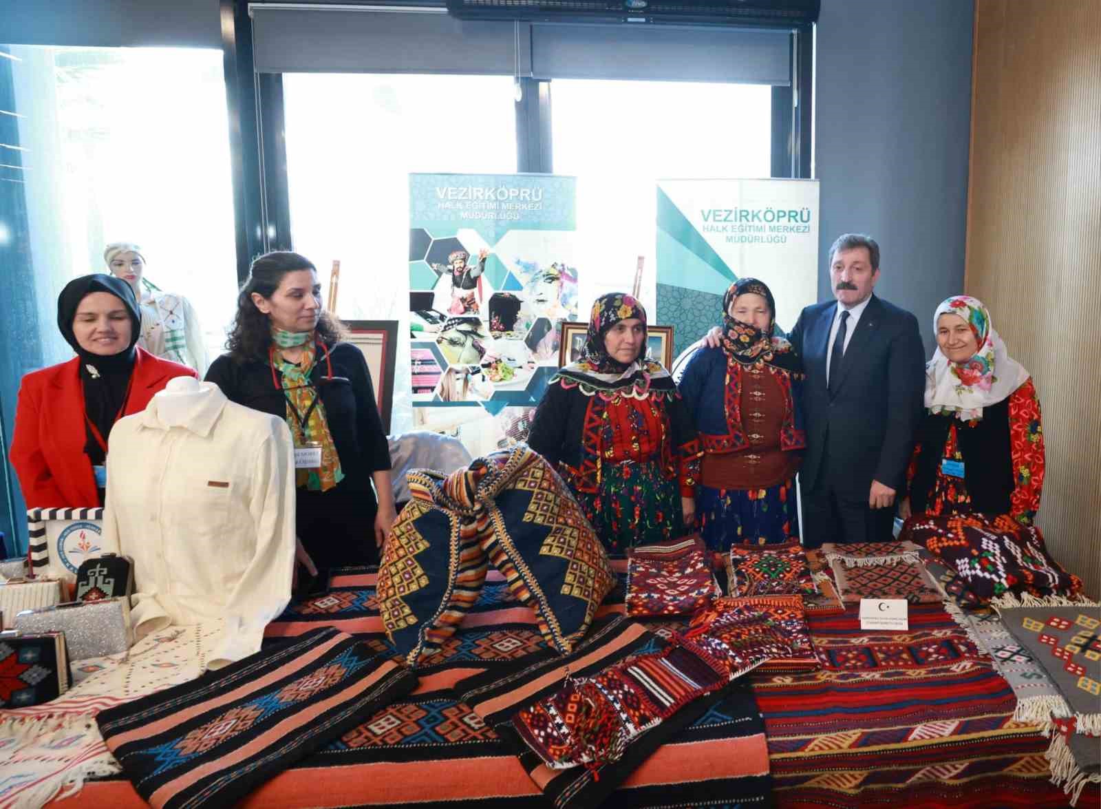 Samsun’da 600 yıllık belleme geleneği ve Tahtaköprü kilimi dokumacılığı yaşatılıyor
