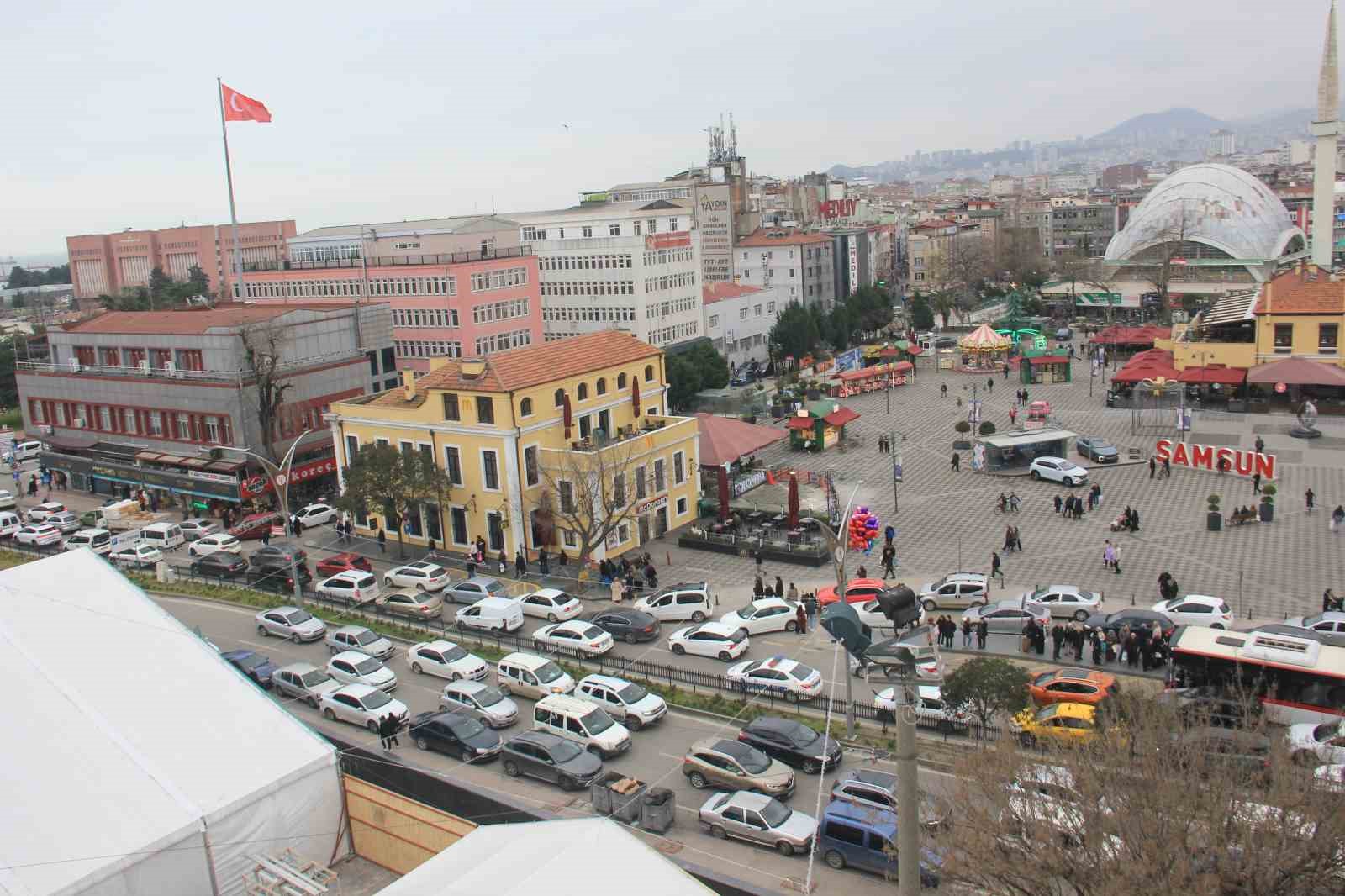 Samsun’da bayram yoğunluğu
