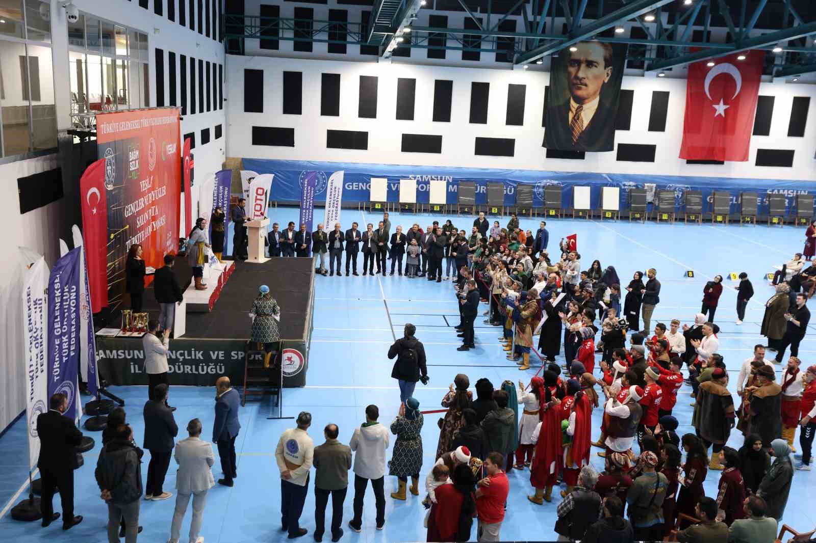 Samsun’da düzenlenen okçuluk şampiyonası sona erdi
