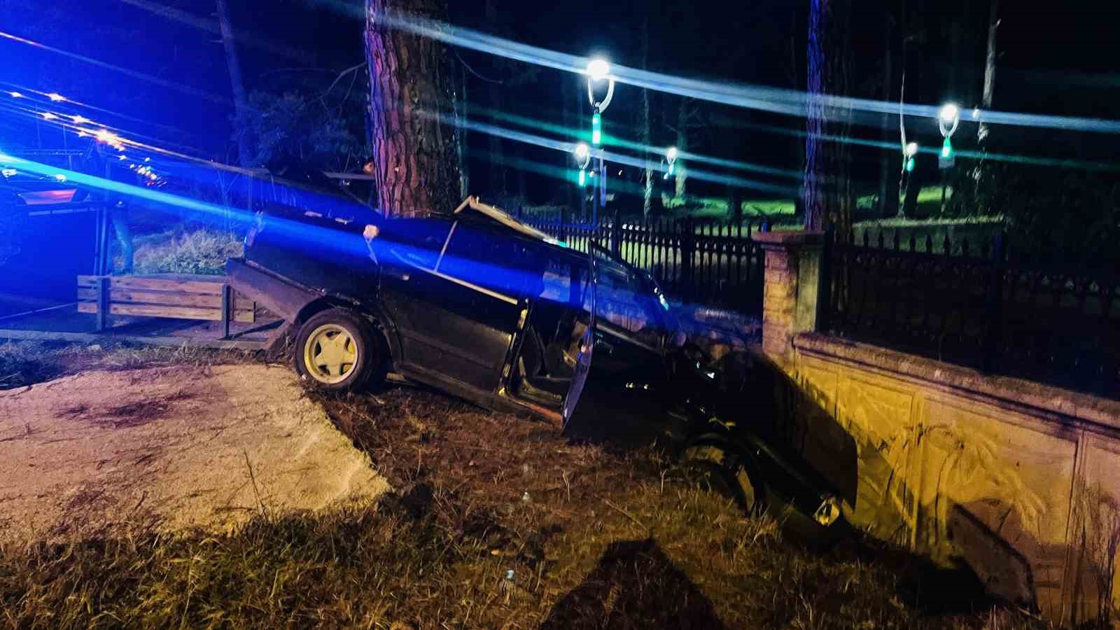 Samsun’da feci kazada otomobil hurda yığınına döndü: 1 yaralı

