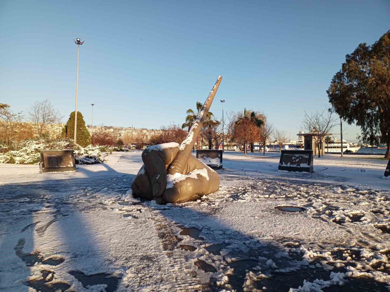 Samsun’da kar manzaraları havadan görüntülendi
