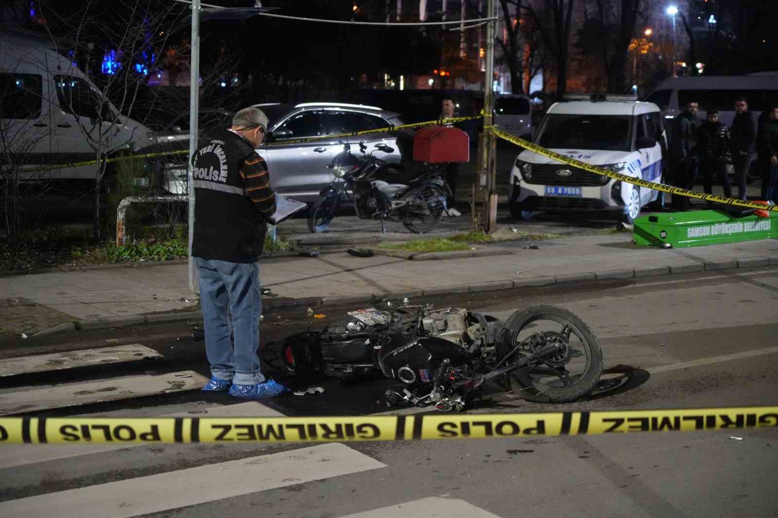 Samsun’da minibüs motosikletle çarpıştı: 1 ölü, 1 yaralı
