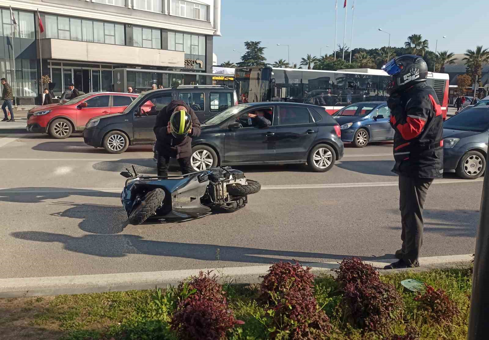 Samsun’da motosiklet kazaları

