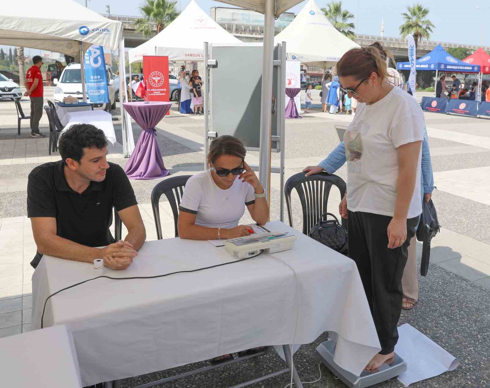 Samsun’da obezite ile mücadele: 173 bin kişiye ulaşıldı, 5,1 ton kilo verildi
Samsun’da obezite ile mücadele: 173 bin kişiye ulaşıldı, 5,1 ton kilo verildi