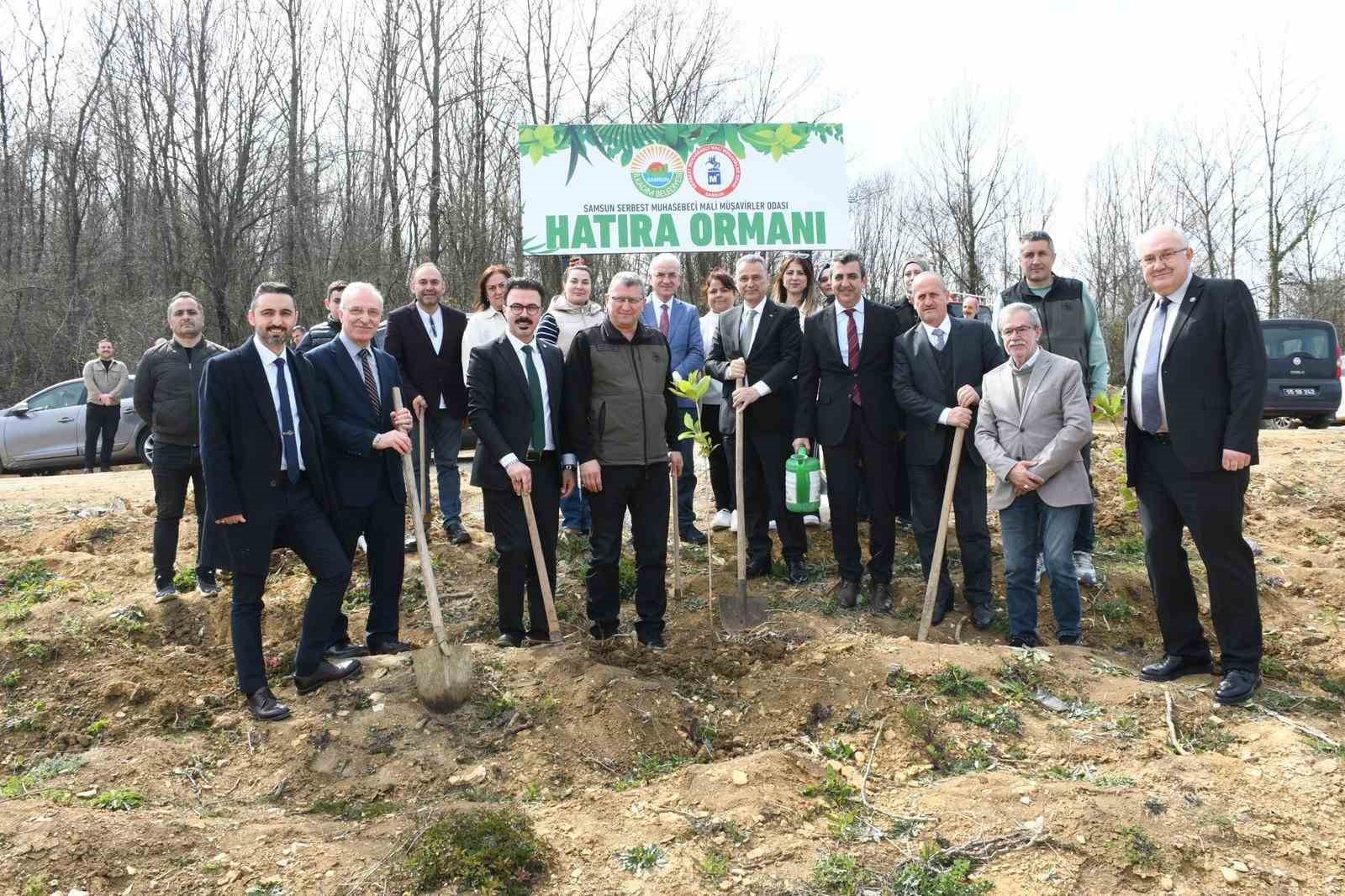 Samsun’da ormanlar ağaçlandırılıyor
