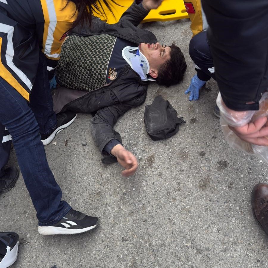 Samsun’da otomobil ile motosiklet çarpıştı: 2 yaralı
