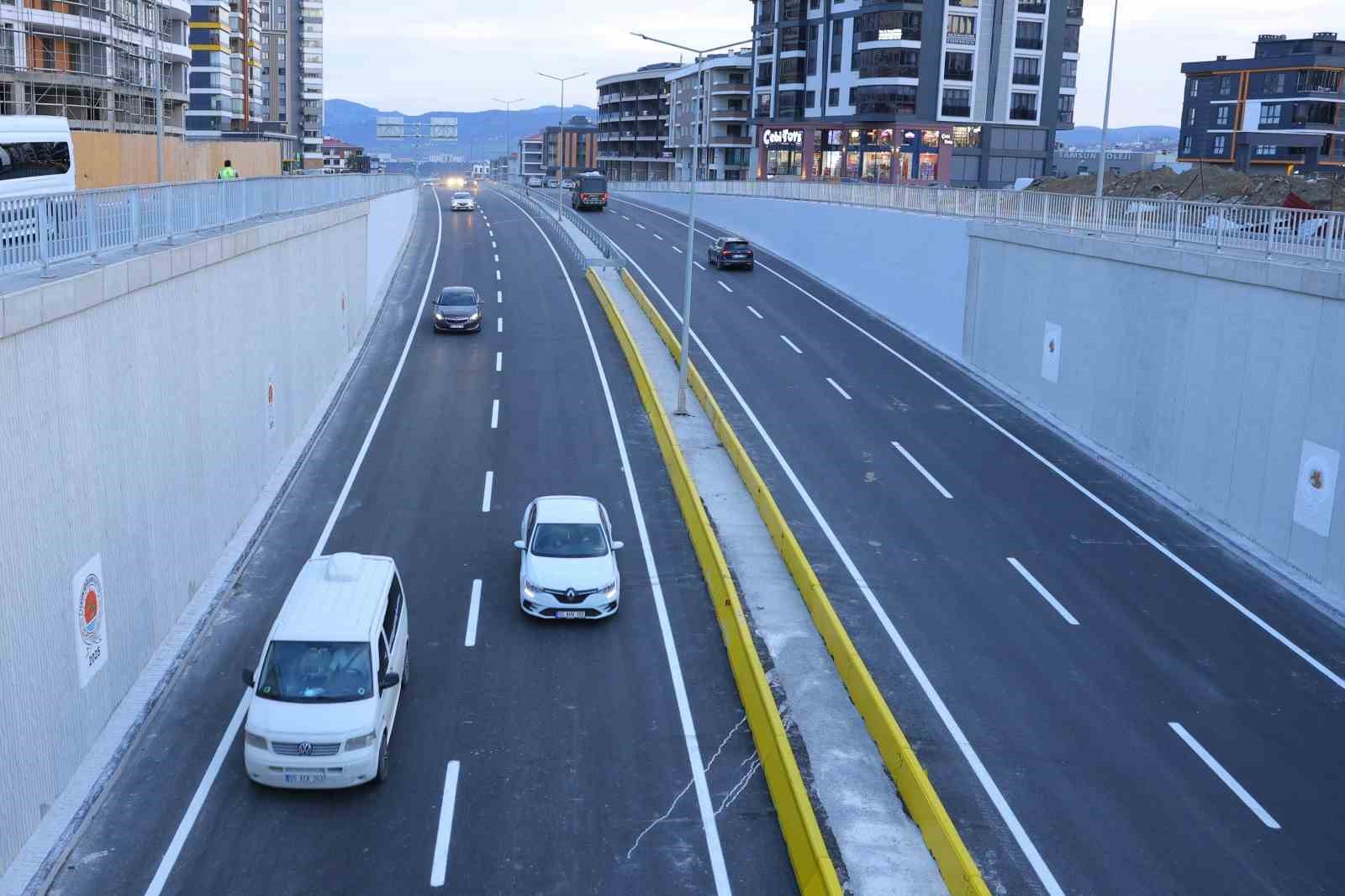 Samsun’da Recep Tayyip Erdoğan Bulvarı trafiğe açıldı
