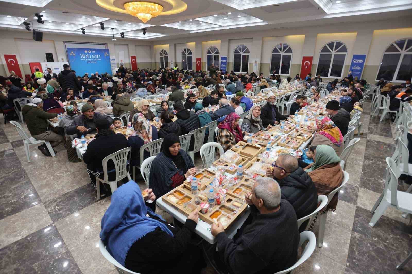 Samsun’da Roman iftarında birlik mesajı
