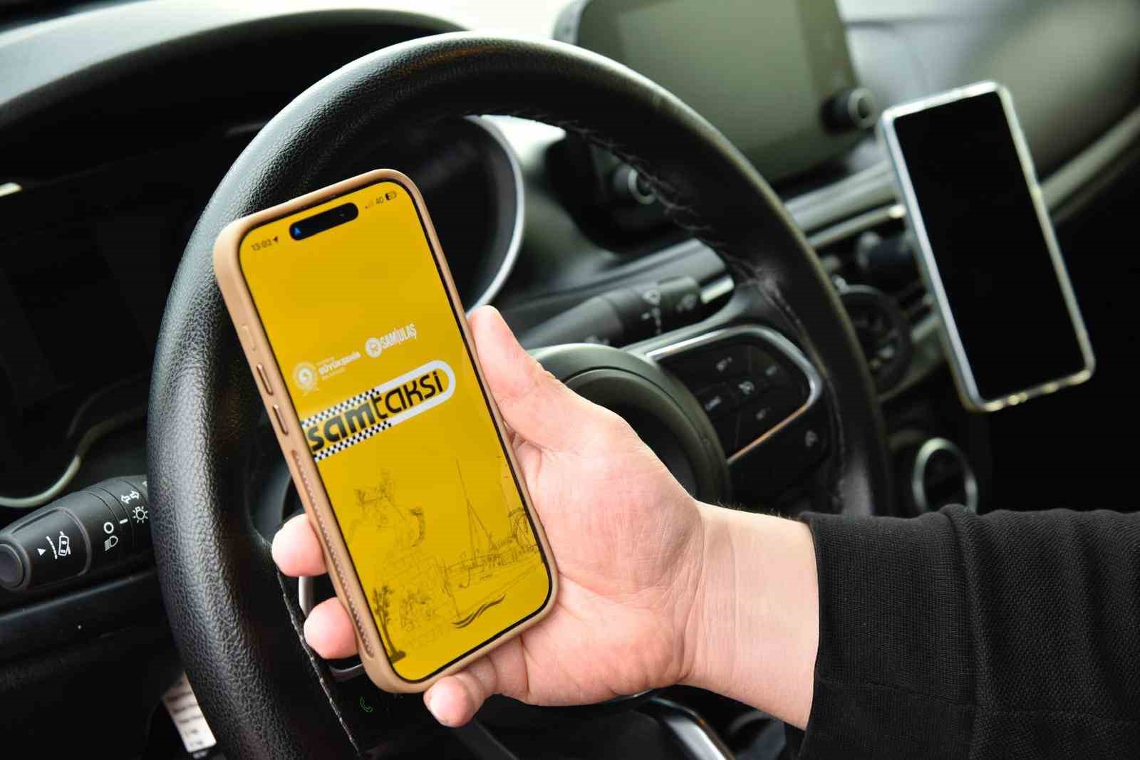 Samsun’da "SamTaksi mobil uygulaması" hizmete giriyor
