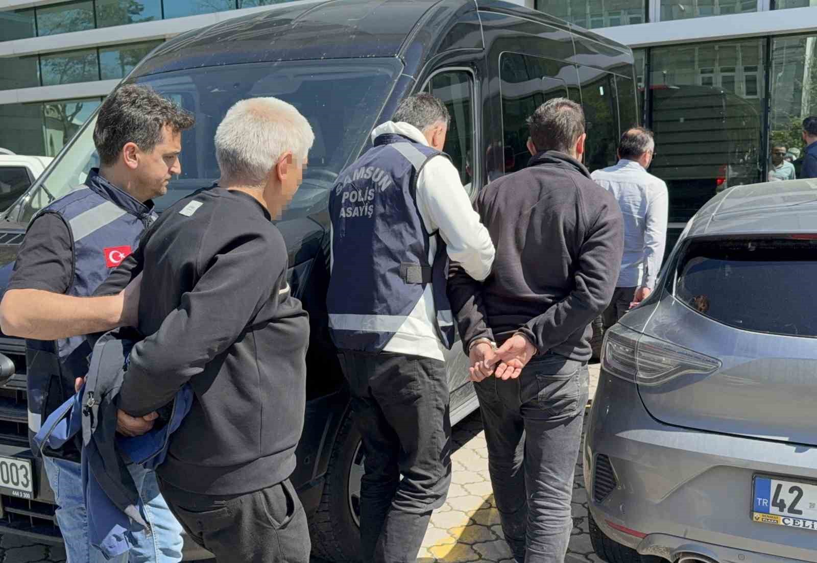 Samsun’da "Son Balkon" operasyonunda 2 kişi adliyeye sevk edildi
