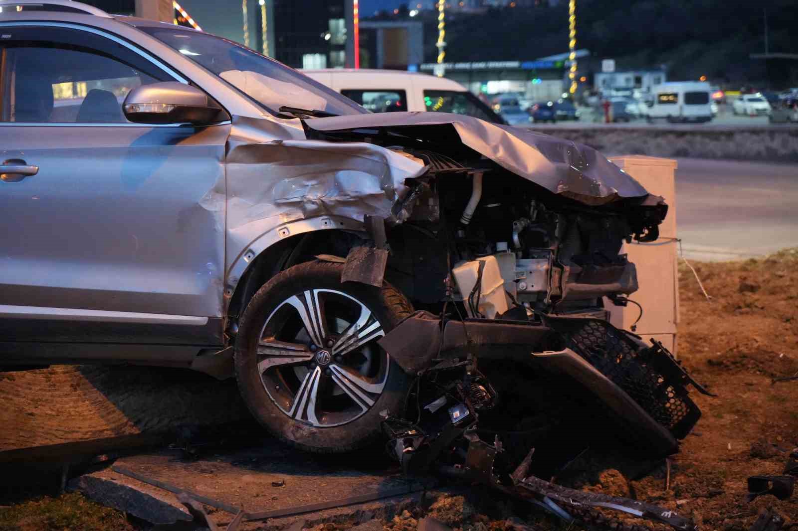 Samsun’da SUV tipi araçlar çarpıştı: 2 yaralı
