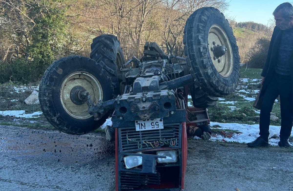 Samsun’da traktör kazası: 1 ölü
