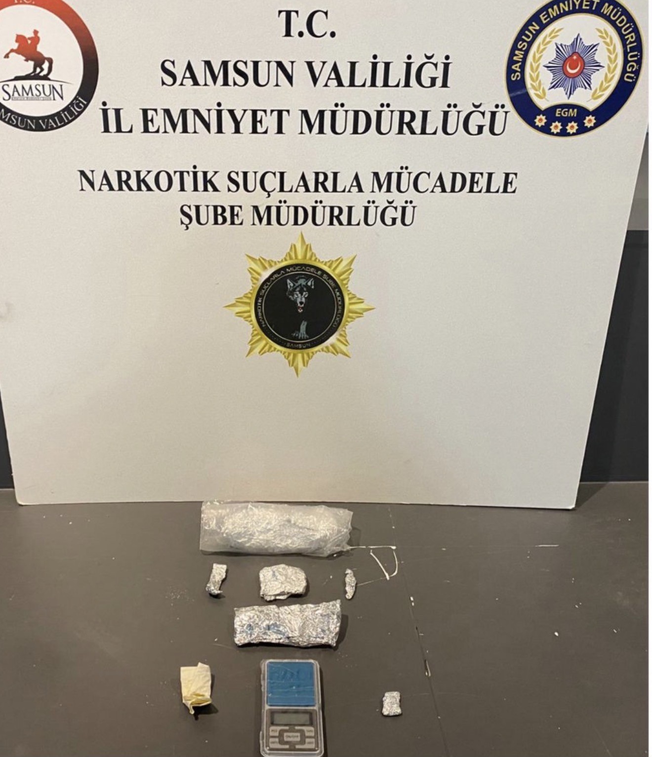 Samsun’da uyuşturucu operasyonunda 2 gözaltı
