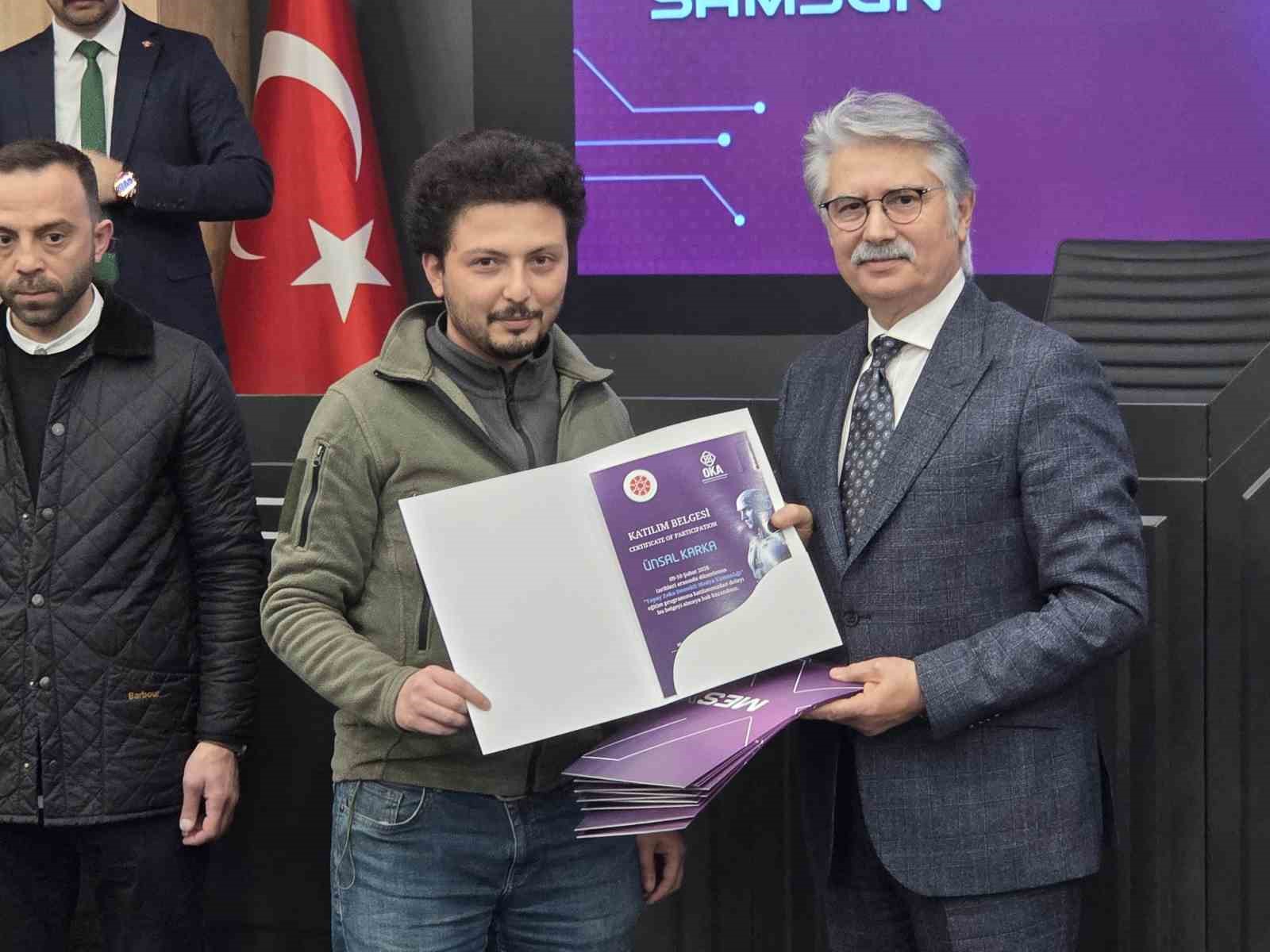 Samsun’da Yapay Zeka Destekli Medya Uzmanlığı eğitimi sona erdi
