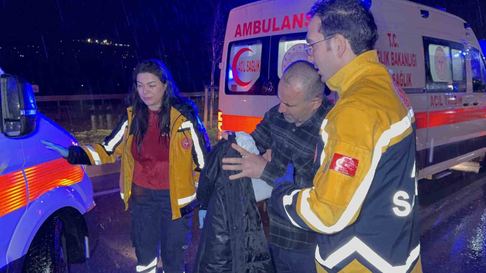 Samsun’da yolcu otobüsü devrildi: 6 yaralı
