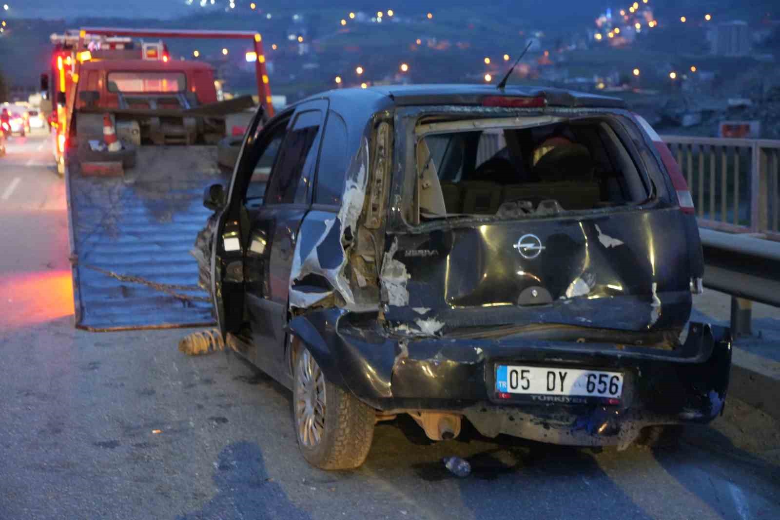 Samsun’da zincirleme kaza: 6 yaralı
