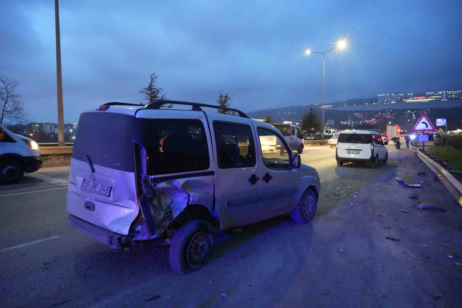 Samsun’da zincirleme kaza: 6 yaralı

