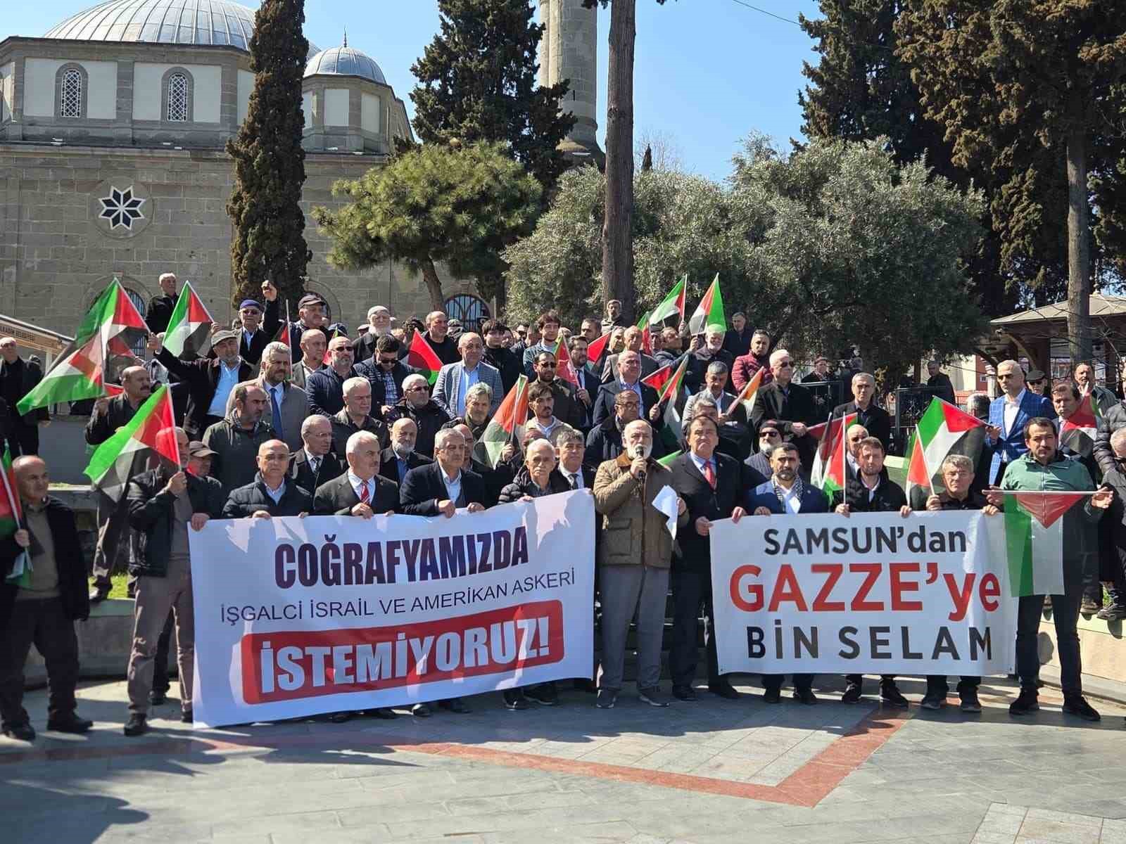 Samsun’dan Gazze’ye bin selam
Samsun’dan Gazze’ye bin selam