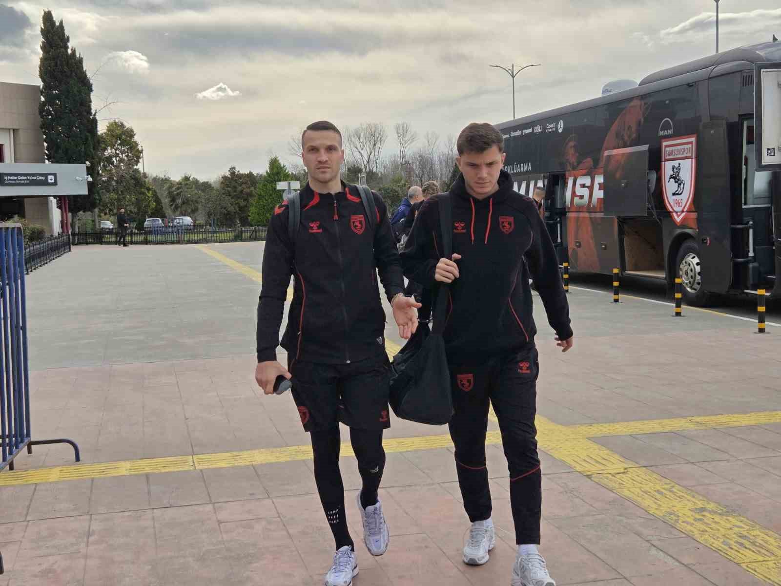 Samsunspor, Kuzey Makedonya’ya gitti
