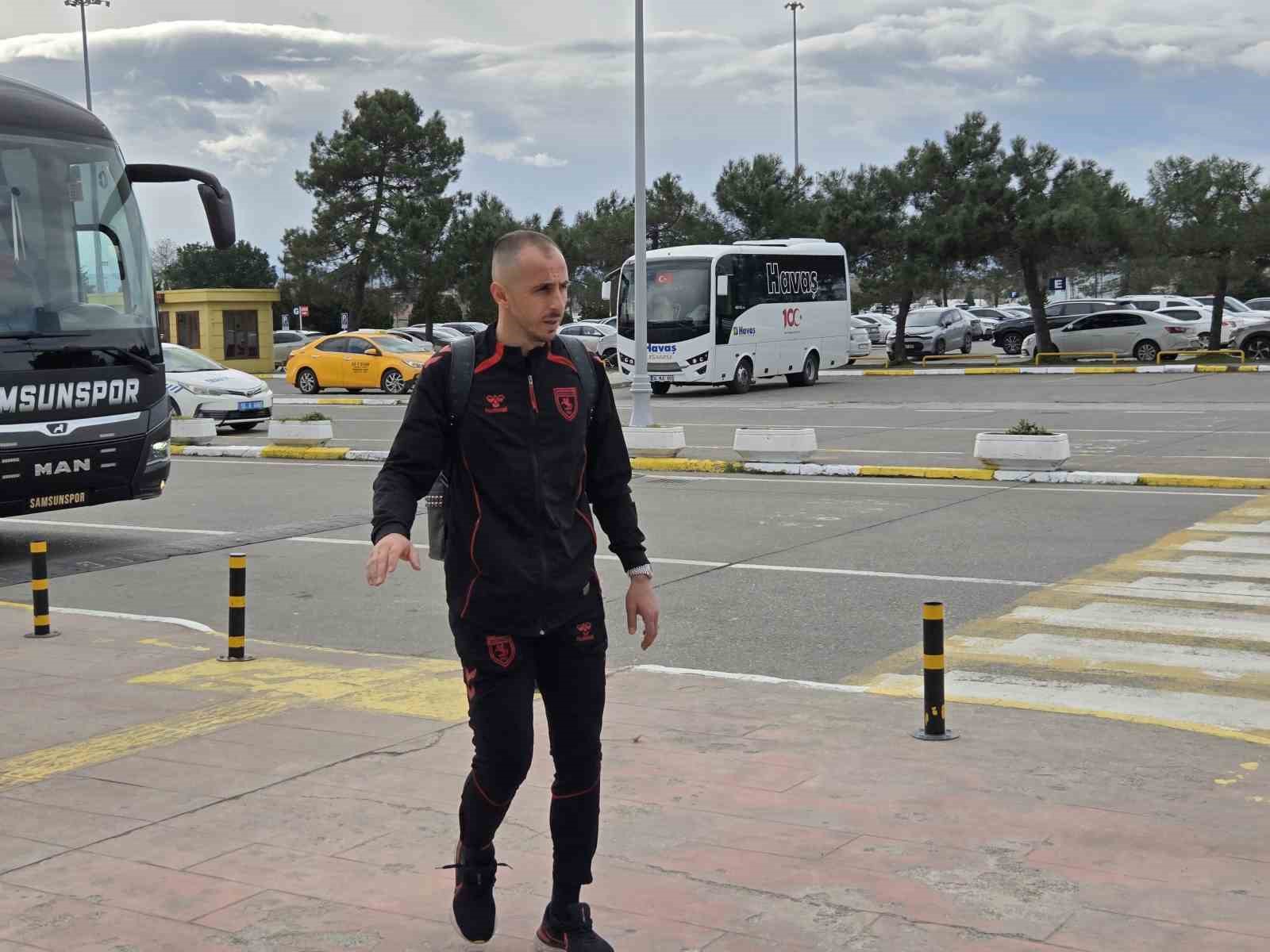 Samsunspor, Kuzey Makedonya’ya gitti
