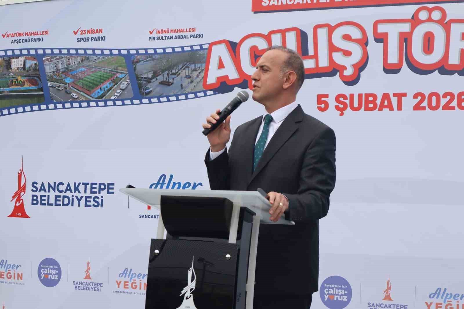 Sancaktepe’de hizmet hız kesmiyor: Üç yeni park törenle açıldı
