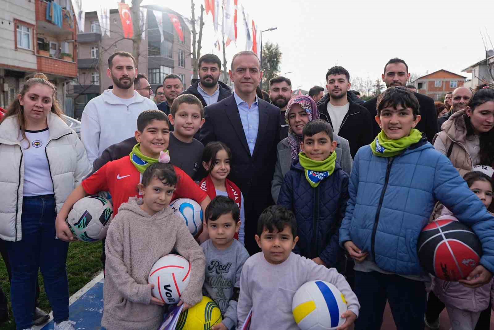 Sancaktepe’de Yaşar Kemal Yürüyüş Yolu ve Spor Alanı hizmete açıldı
