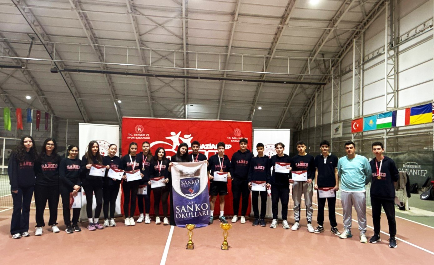SANKO Okulları’nın tenis başarısı
