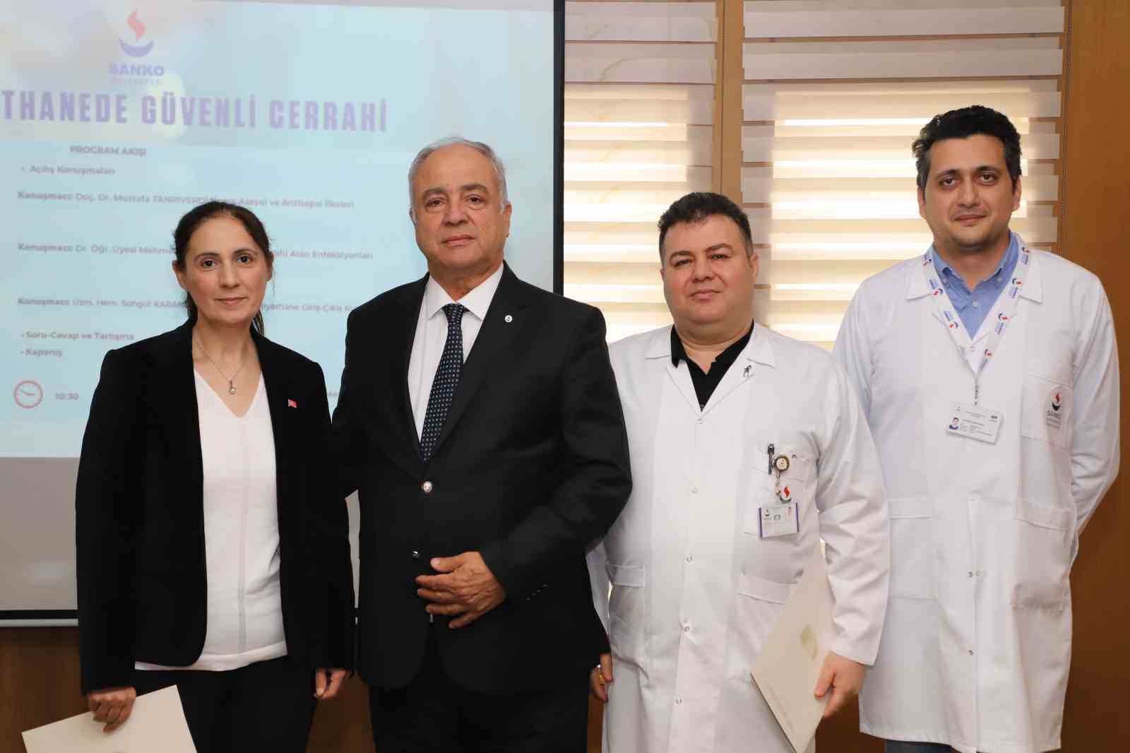 SANKO Üniversitesinde "Ameliyathanede güvenli cerrahi" konferansı düzenlendi
