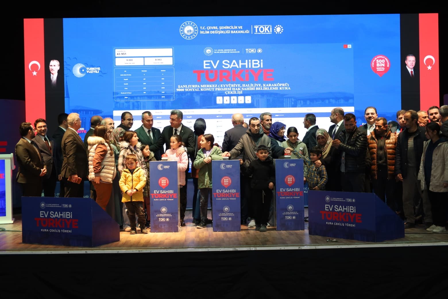 Şanlıurfa’da 13 bin 790 sosyal konut için kura heyecanı
