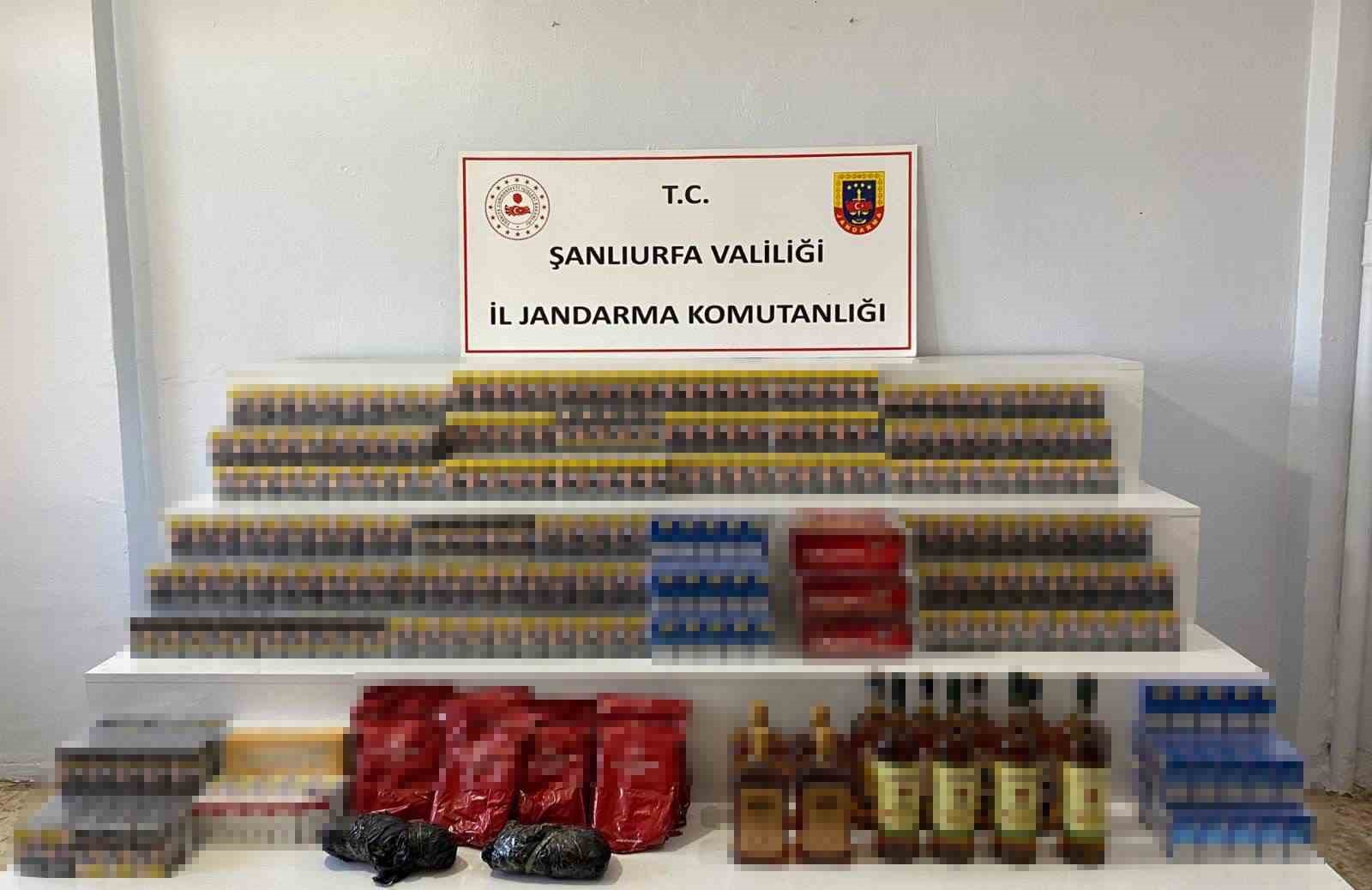 Şanlıurfa’da 4 bin 580 paket kaçak sigara ele geçirildi
