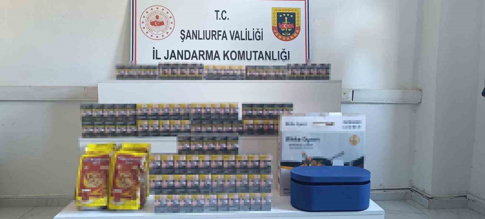 Şanlıurfa’da 4 bin 580 paket kaçak sigara ele geçirildi

