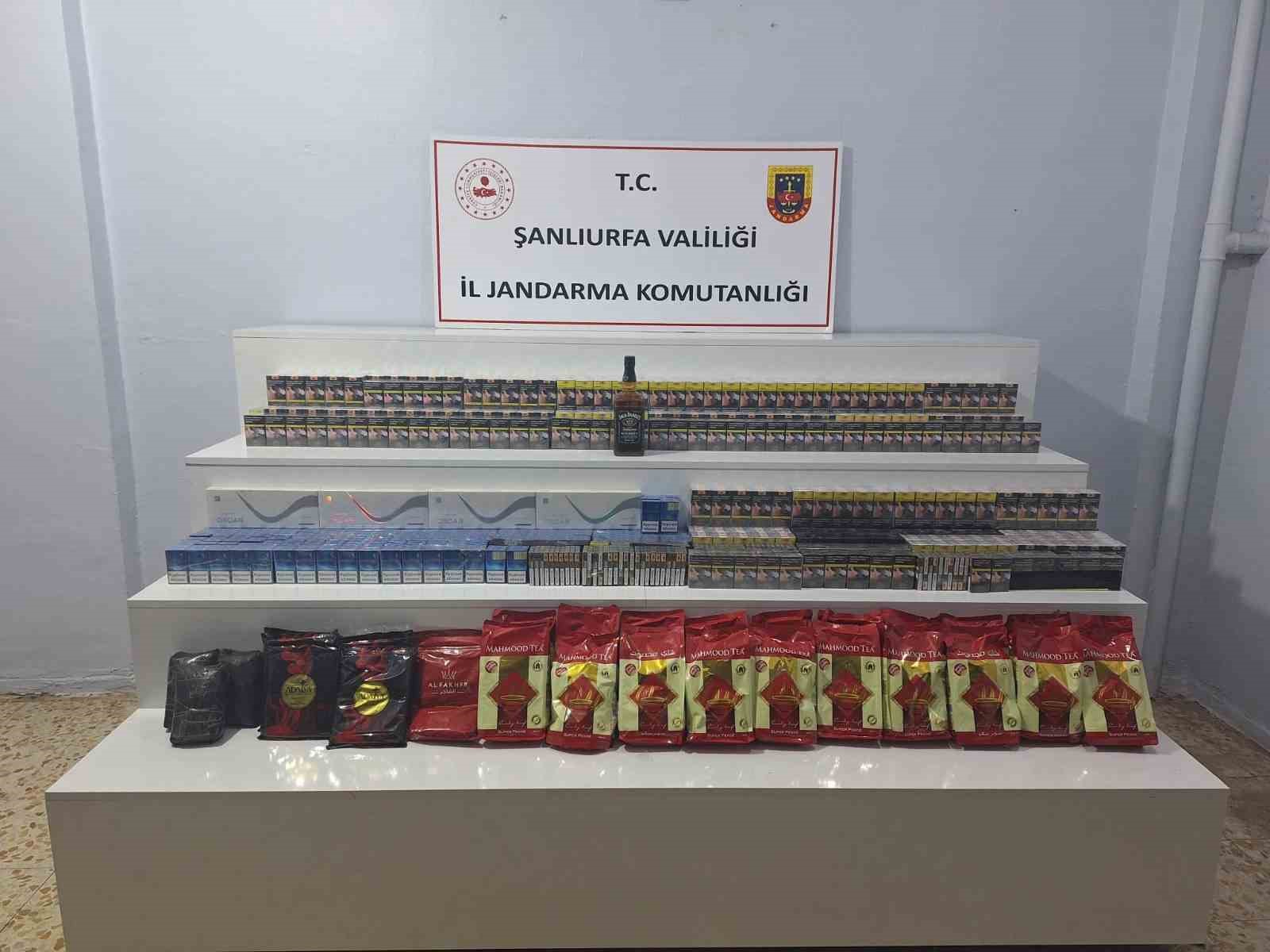 Şanlıurfa’da 6 bin 180 paket gümrük kaçağı sigara ele geçirildi
