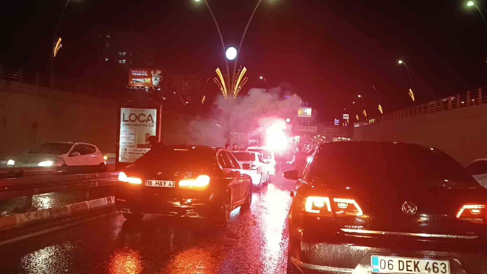 Şanlıurfa’da galibiyet coşkusu
