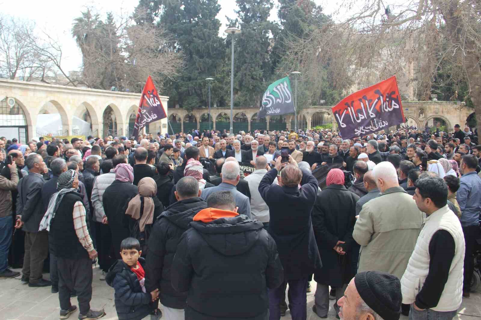 Şanlıurfa’da İran’a yönelik saldırıya tepki
