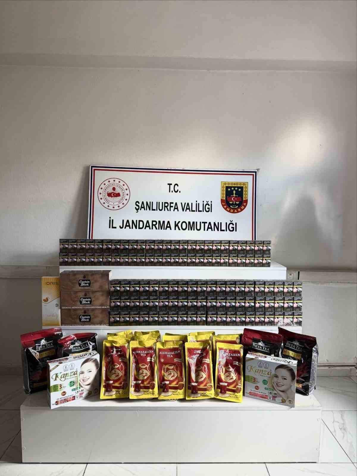 Şanlıurfa’da kaçak tütün ve alkol operasyonu
