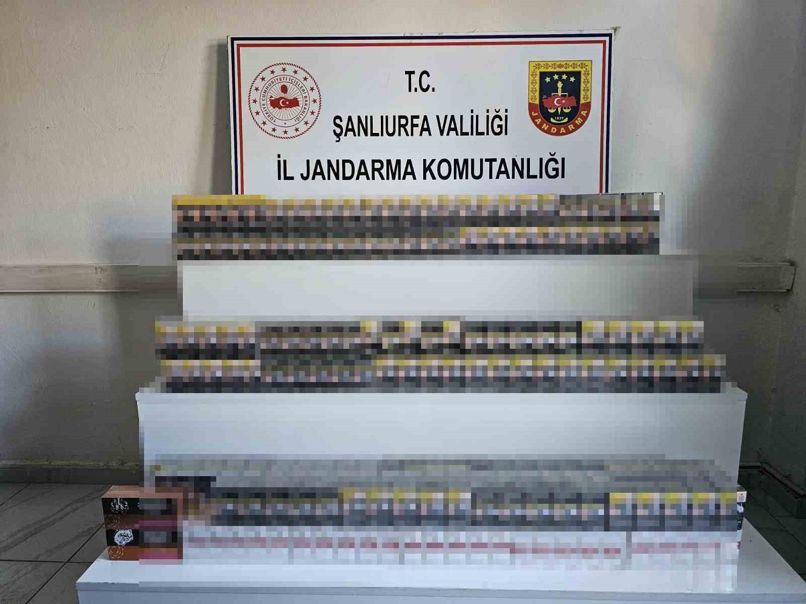 Şanlıurfa’da kaçakçılık operasyonunda binlerce ürün ele geçirildi
