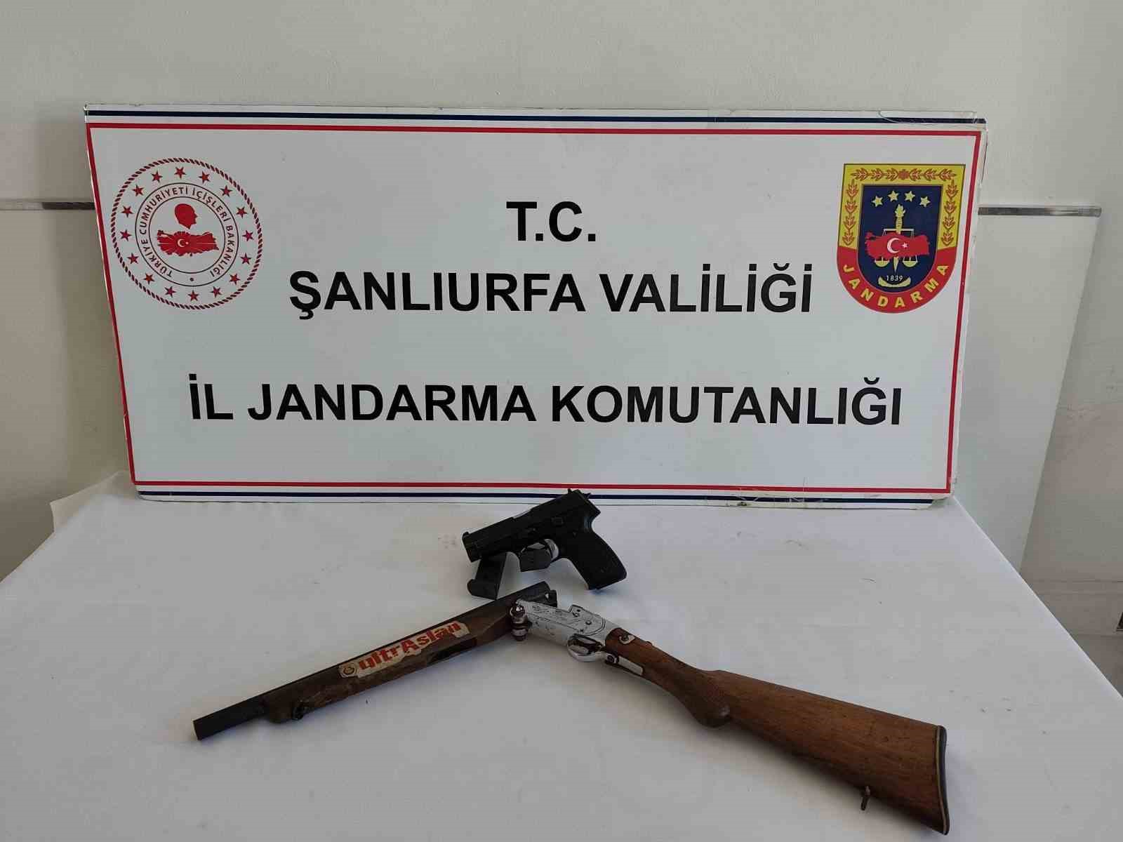 Şanlıurfa’da ruhsatsız silah operasyonu: 7 gözaltı
