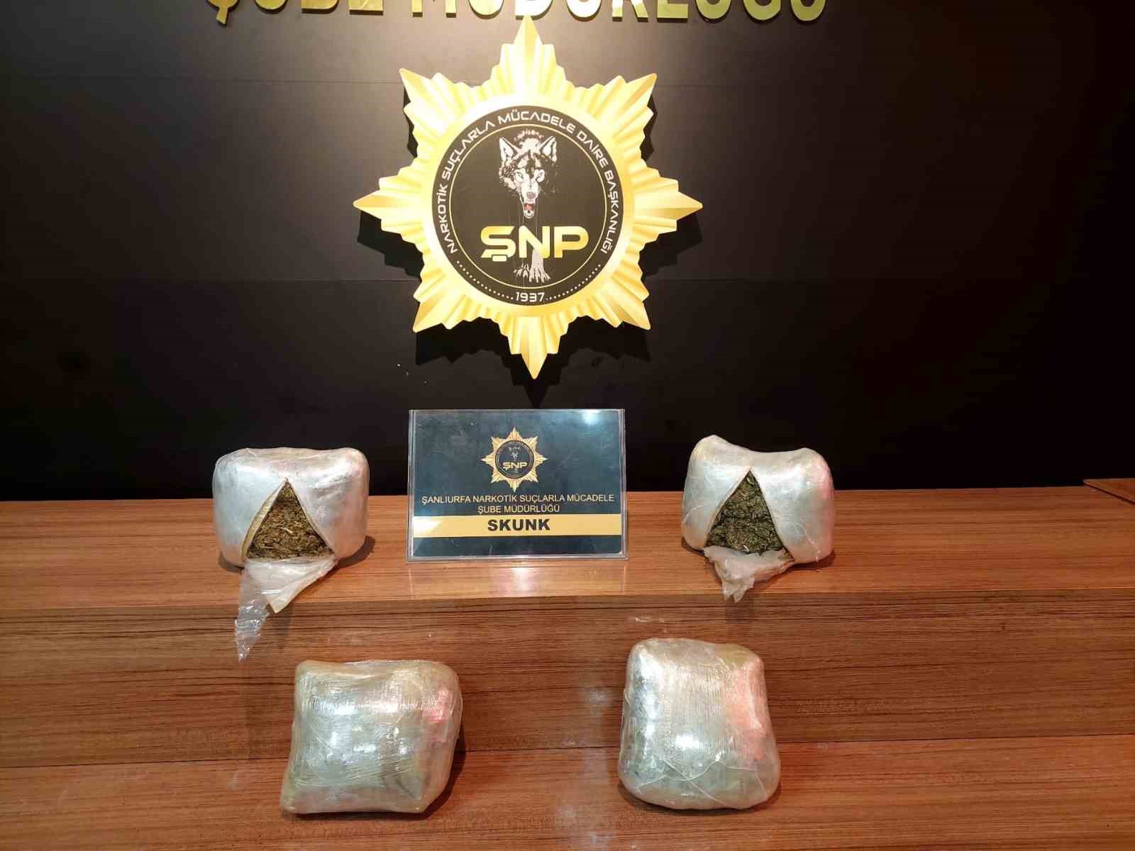 Şanlıurfa’da uyuşturucu operasyonu: 2 gözaltı
