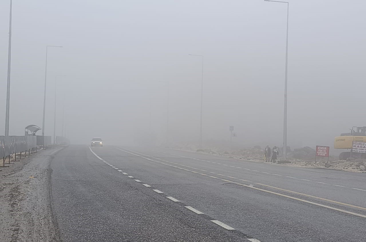 Şanlıurfa’da yoğun sis ve yağmur etkili oluyor
