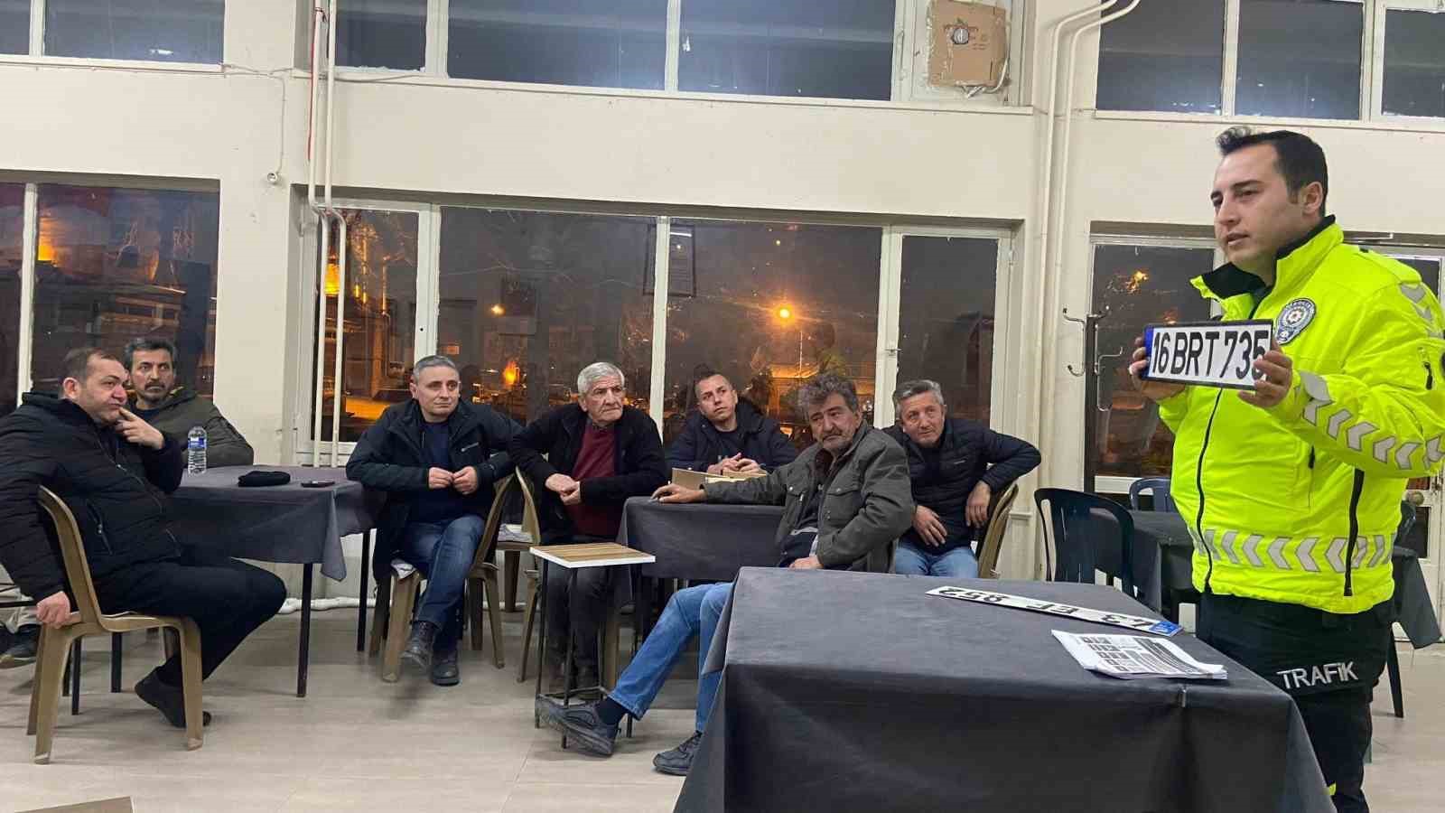 Şaphane’de vatandaşlara Trafik Kanunu’nda yapılan değişiklikler anlatıldı
