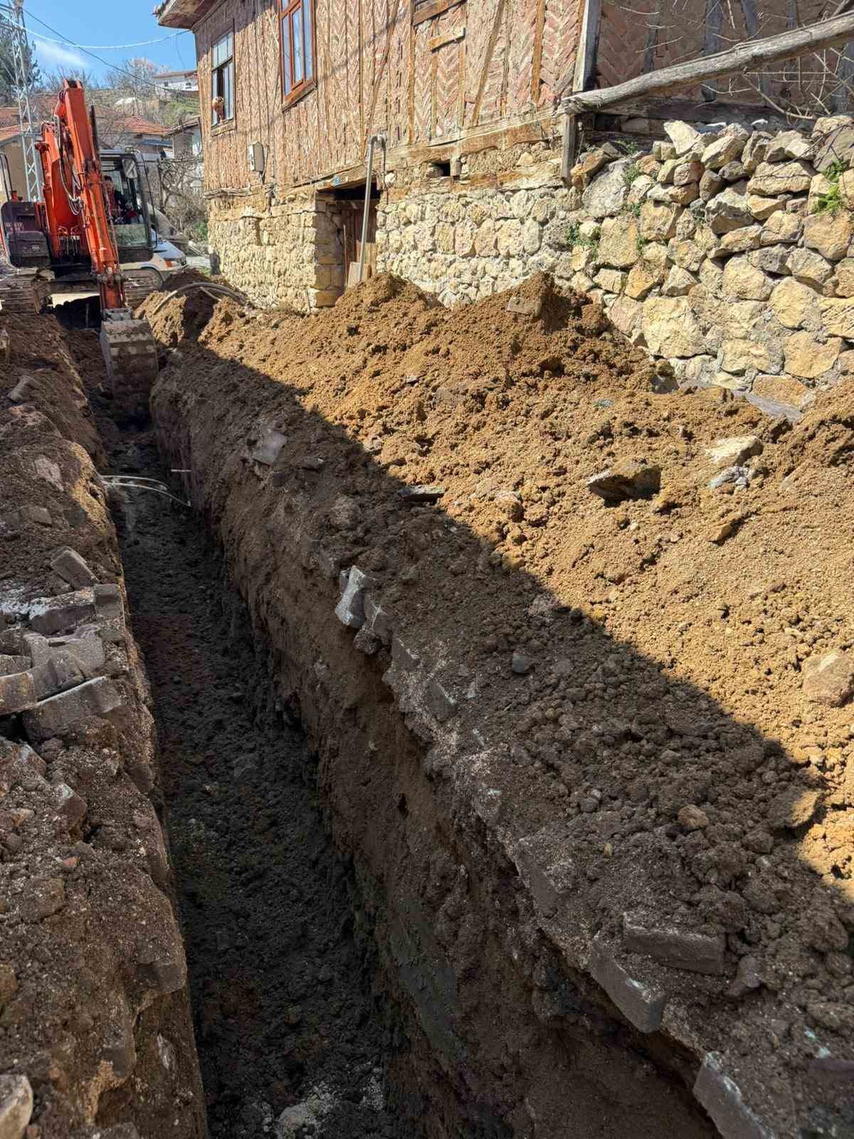 Saraycık köyünde altyapı yenilendi
