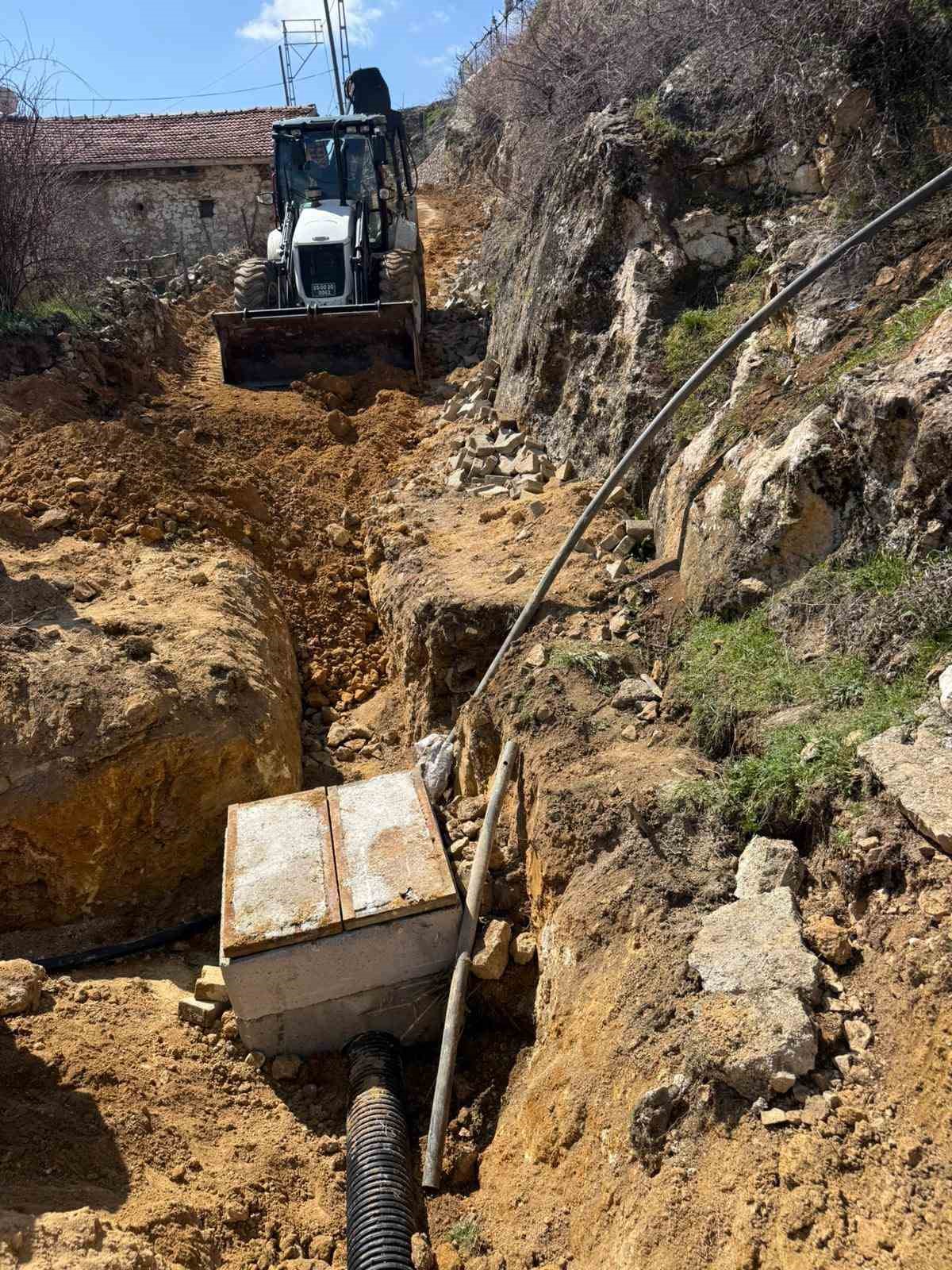 Saraycık köyünde altyapı yenilendi
