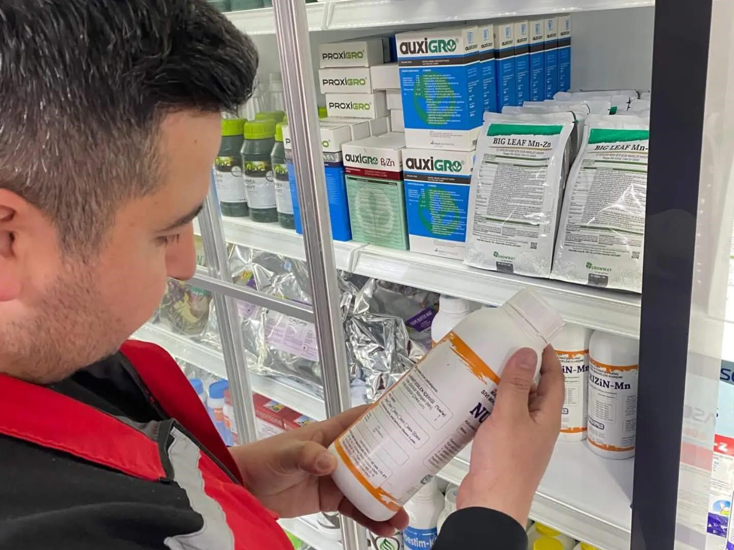 Sarıgöl’de gübre ve zirai ilaç satış noktaları denetlendi
